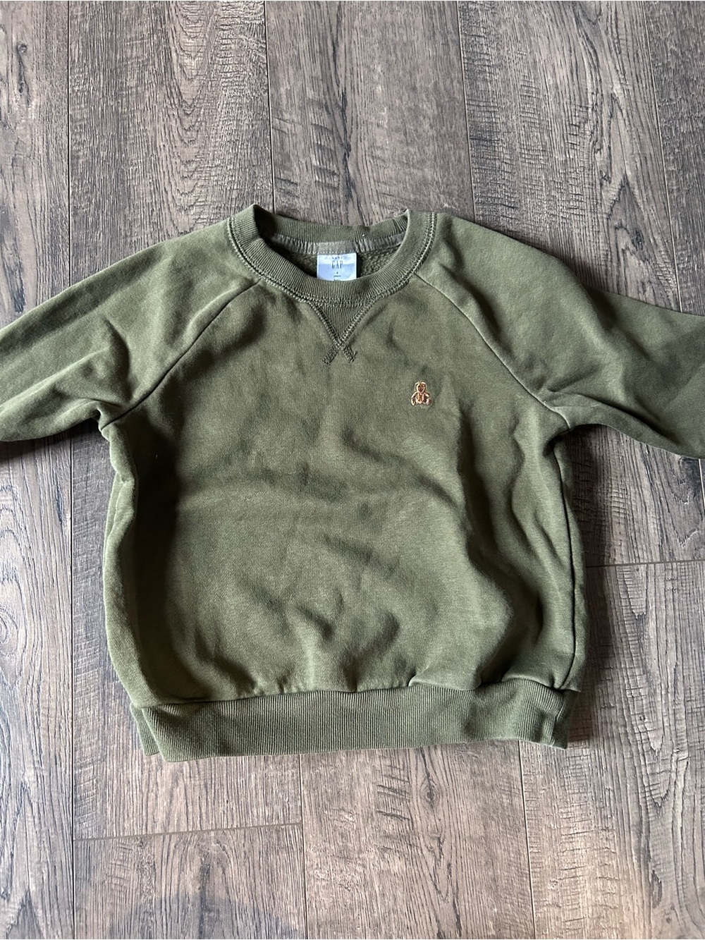 baby Gap Olive Crewneck Sweater